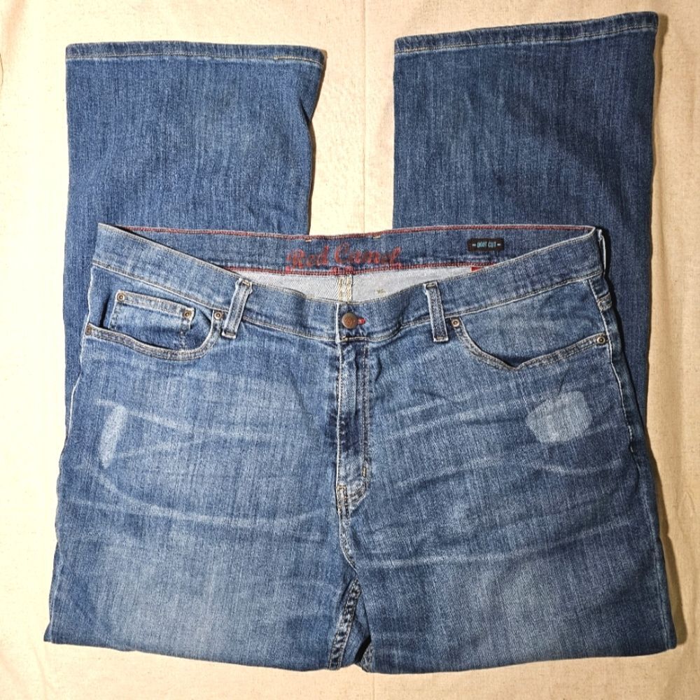 Red Camel Mens Bootcut Distressed 38 x 32